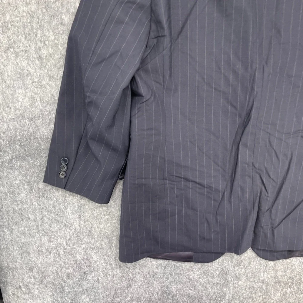 Brooks Brothers Blazer 346 Mens 42S Navy Pinstripe Wool Stretch Sport